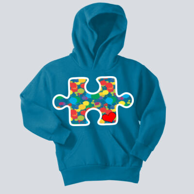 Youth Hoodie - Autism Awareness - Puzzle Piece Thumbnail