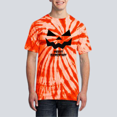 Adult Tie-Dye T-Shirt - Fall - Jacko Lantern Black Thumbnail