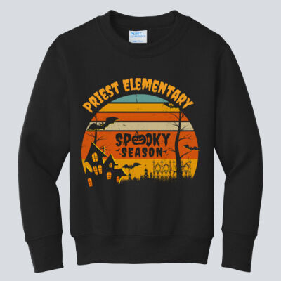 Youth Crewneck - Fall - Haunted House  Thumbnail