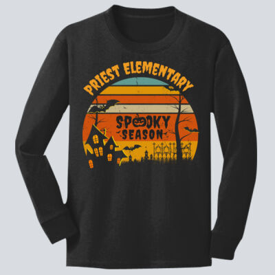 Youth Long Sleeve Shirt - Fall - Haunted House  Thumbnail