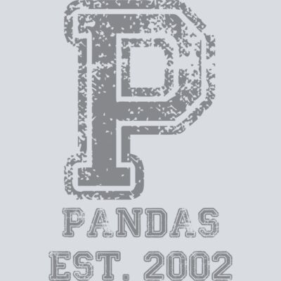 P Pandas Distressed - Gray Thumbnail
