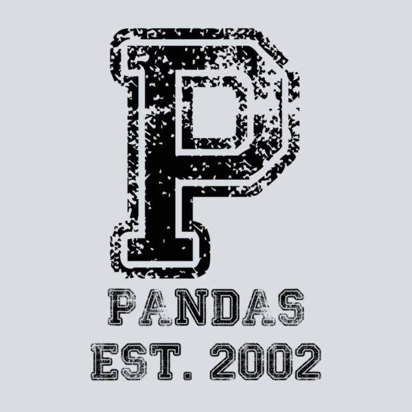 P Pandas Distressed - Black Thumbnail