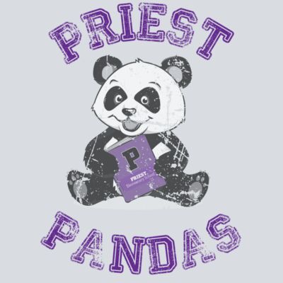 Priest Logo Distressed - Purple Words  Thumbnail